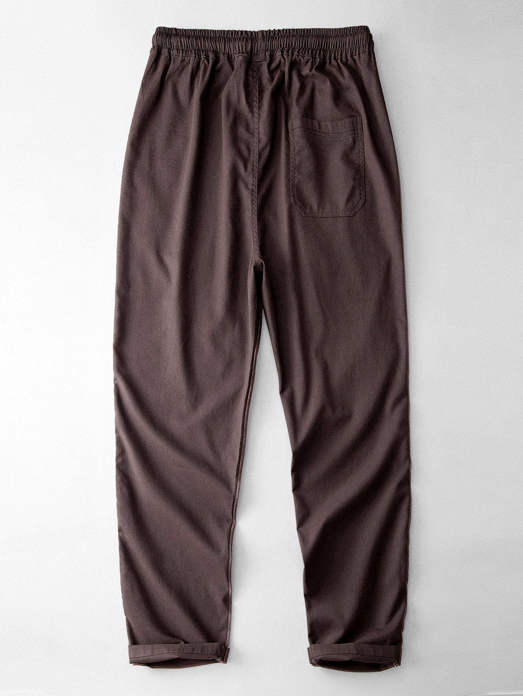 Stripe Waffle Button Up Shirt & Straight Leg Linen Pants