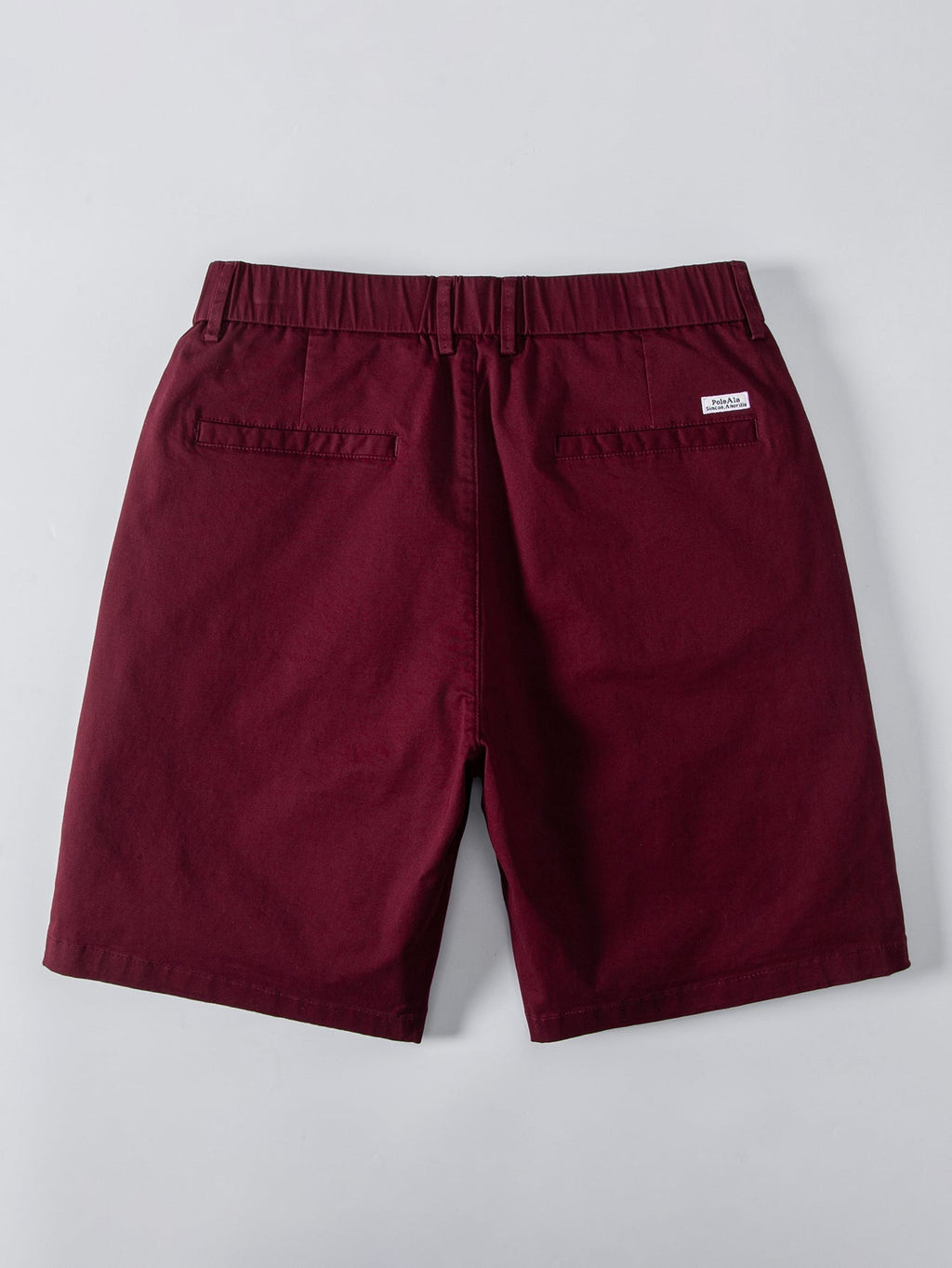 Stripe Button Up Knit Shirt & Elastic Waist Chino Shorts