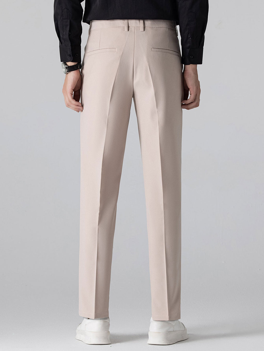 Twist Knit Polo & Slim Fit Tapered Trousers
