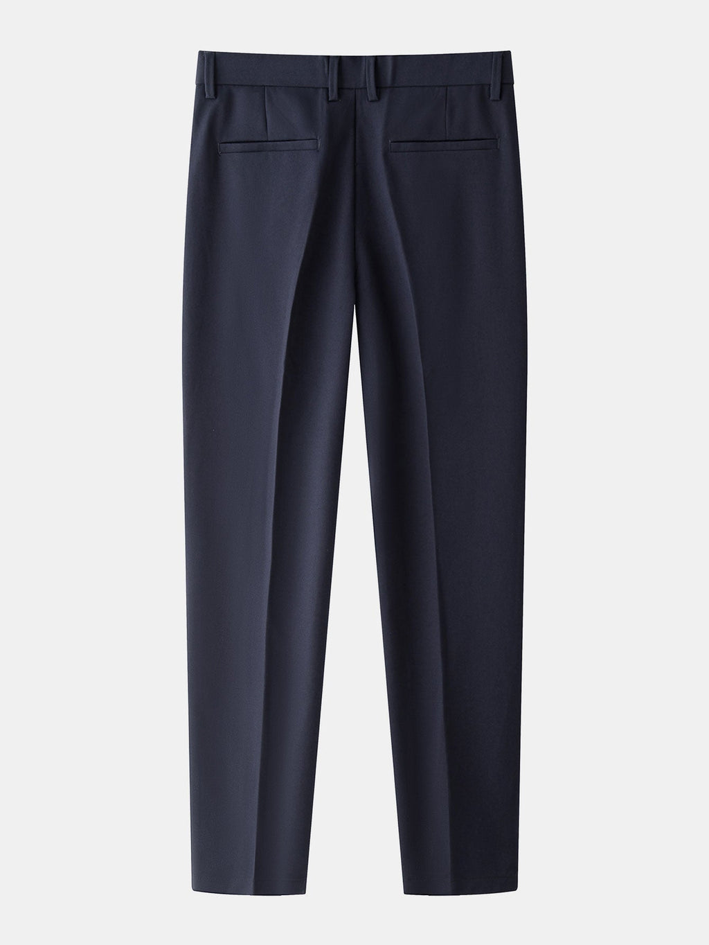Contrast Textured Knit Polo & Slim Fit Tapered Trousers