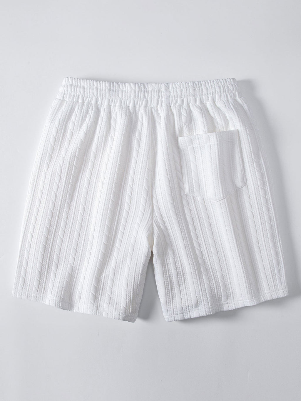 Relax Fit Twisted Jacquard T-Shirt & 7″ Shorts Set
