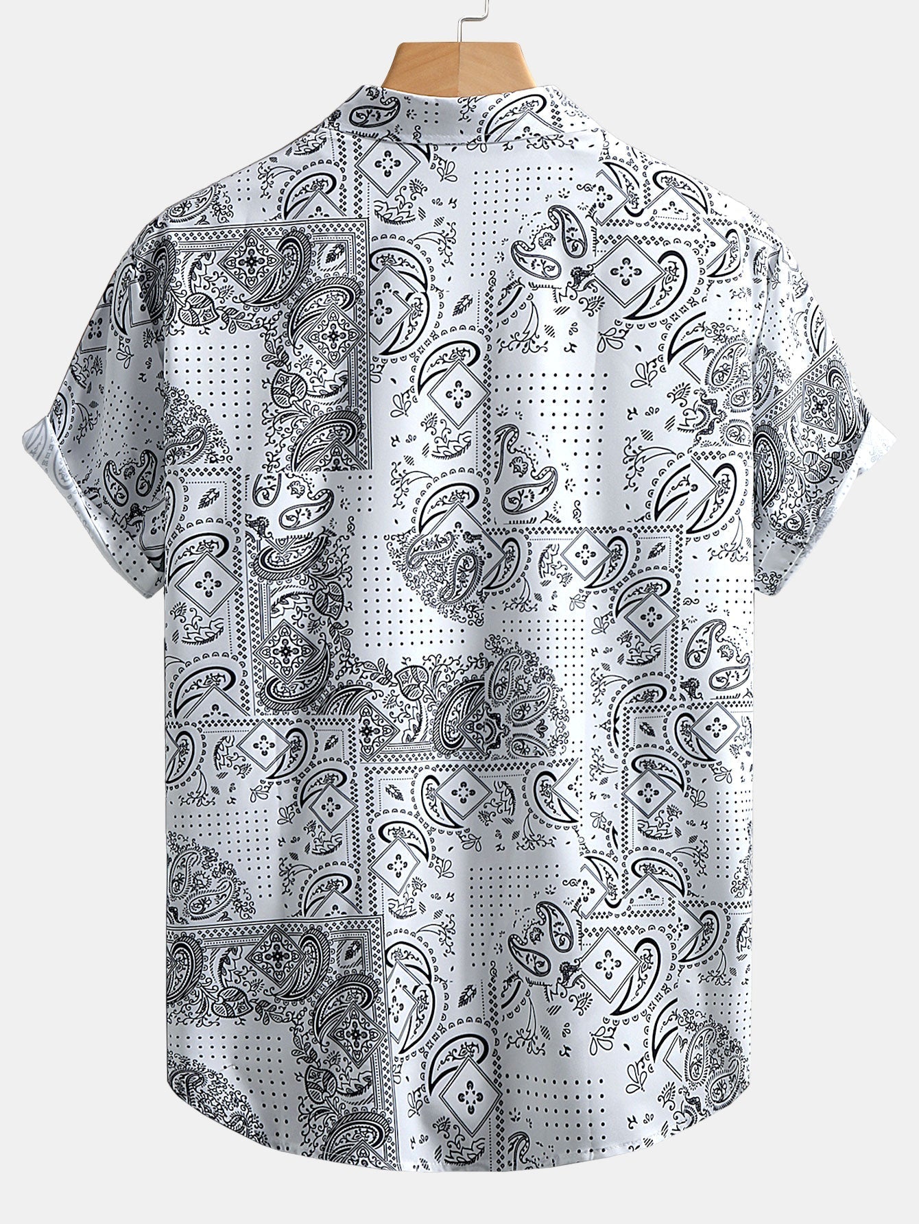 Paisley Button Up Shirt & Swim Shorts