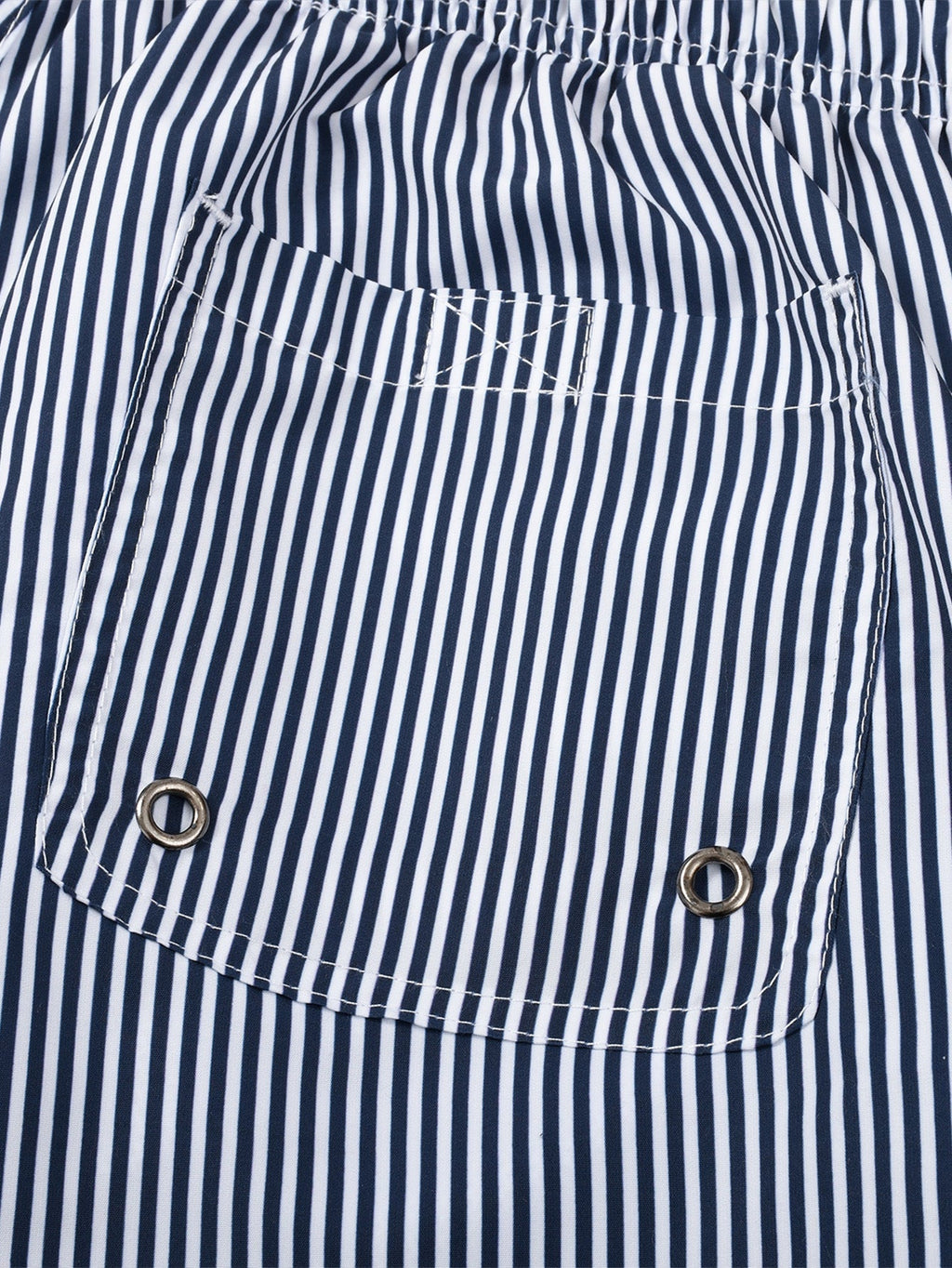 Ilha Sailing Print Button Up Shirt & Vertical Striped String Swims