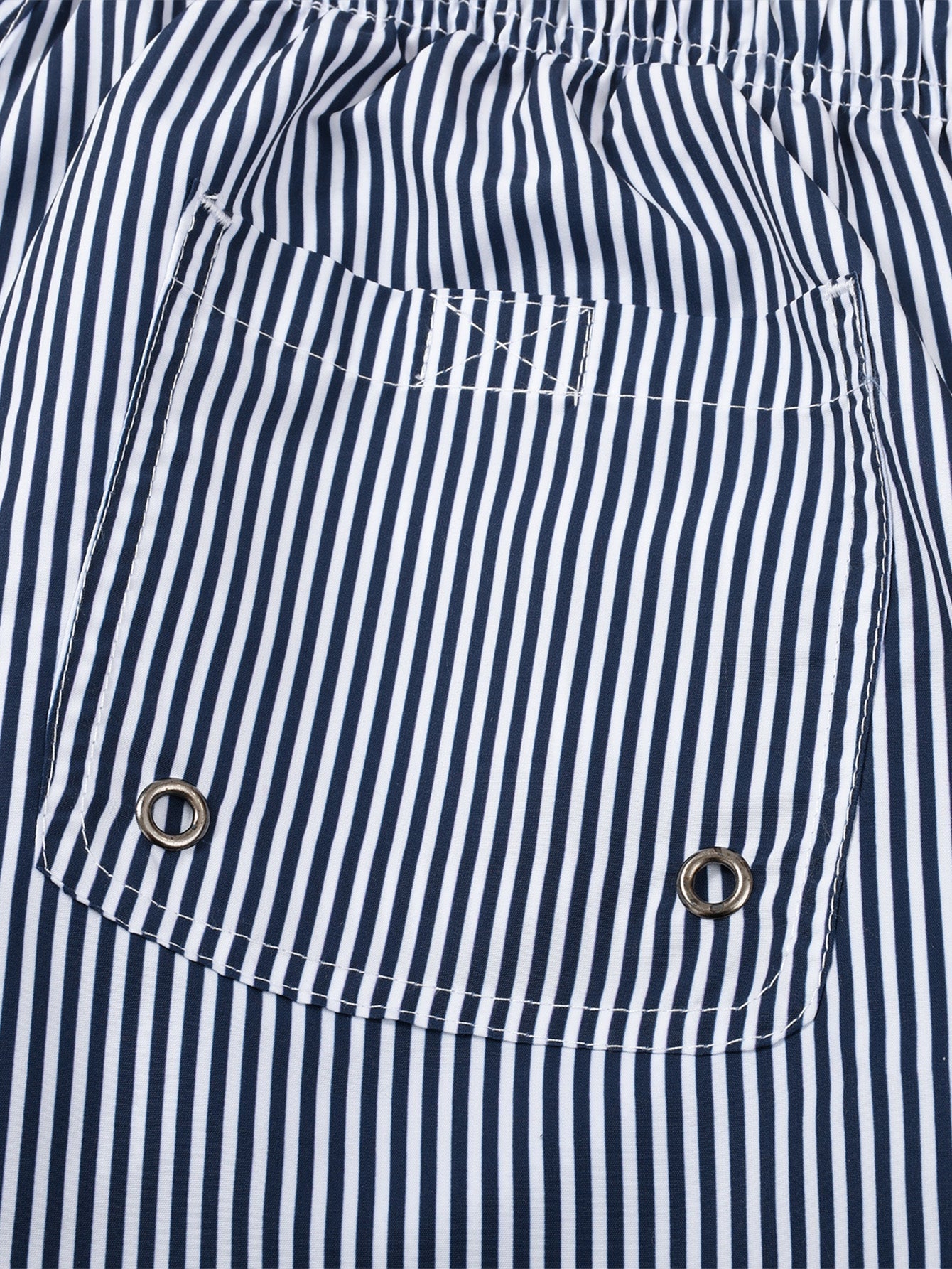 Ilha Sailing Print Button Up Shirt & Vertical Striped String Swims