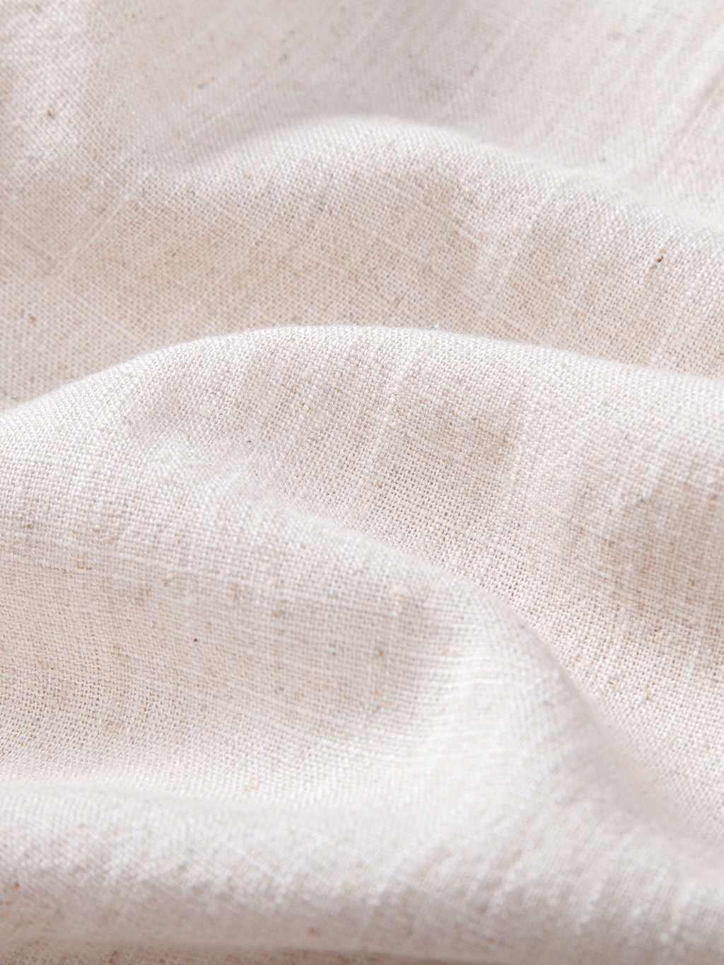 Contrast Stitching Linen Rayon Blend Cuban Shirt & Crinkle Textured Straight Leg Pants