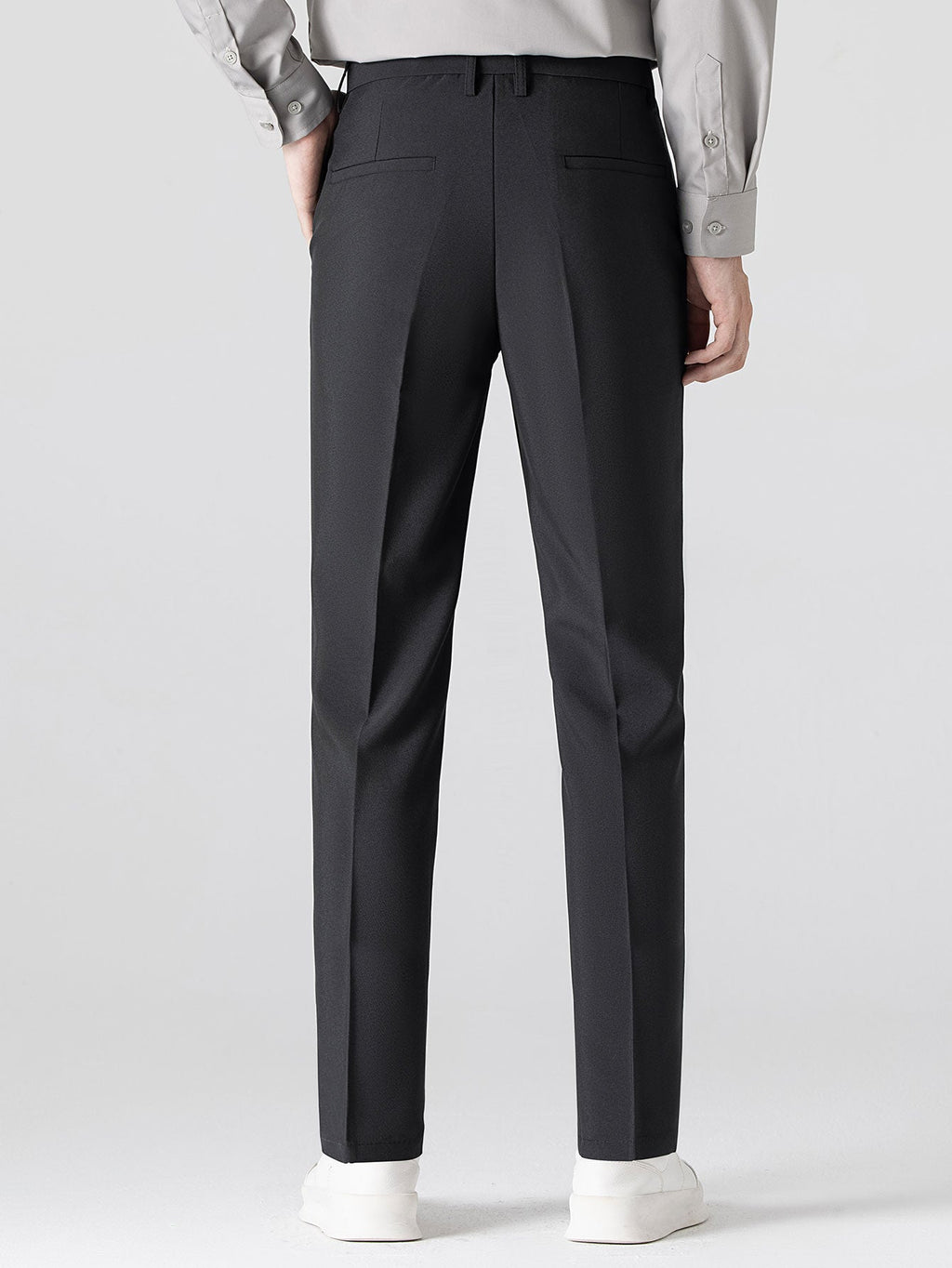 Twist Knit Polo & Slim Fit Tapered Trousers