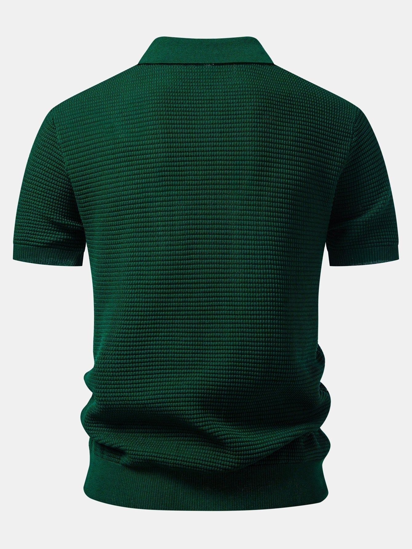 Contrast Zipper Polo & Slim Fit Tapered Trousers