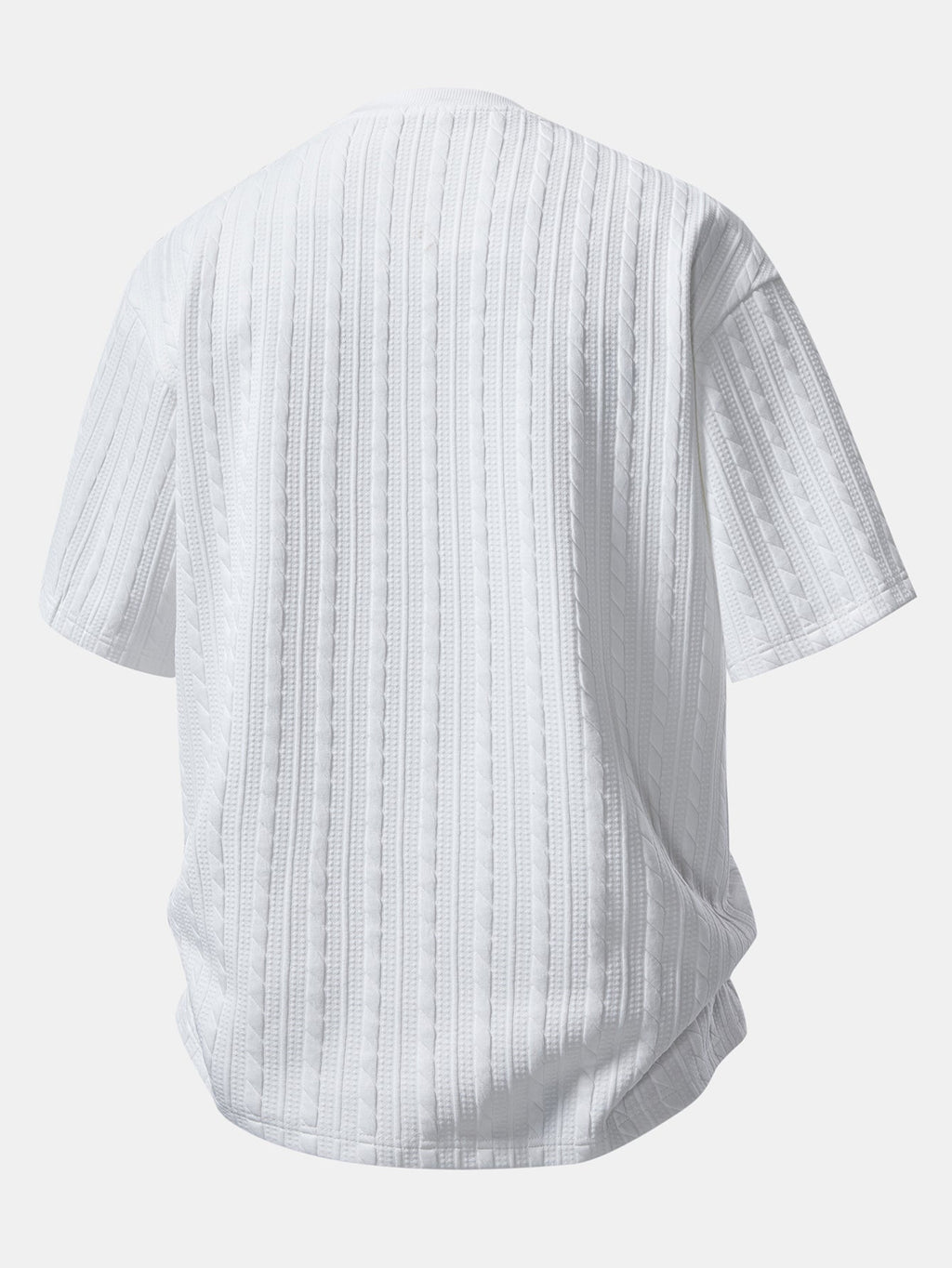 Relax Fit Twisted Jacquard T-Shirt & 7″ Shorts Set