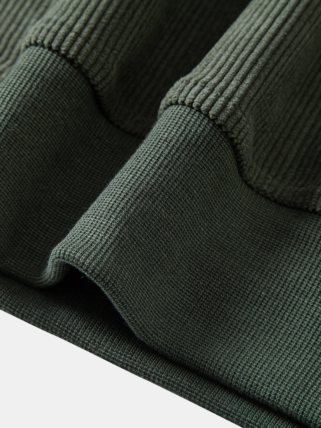Quarter Zip Corduroy Raglan Sleeve Sweatshirt & Straight Leg Corduroy Pants