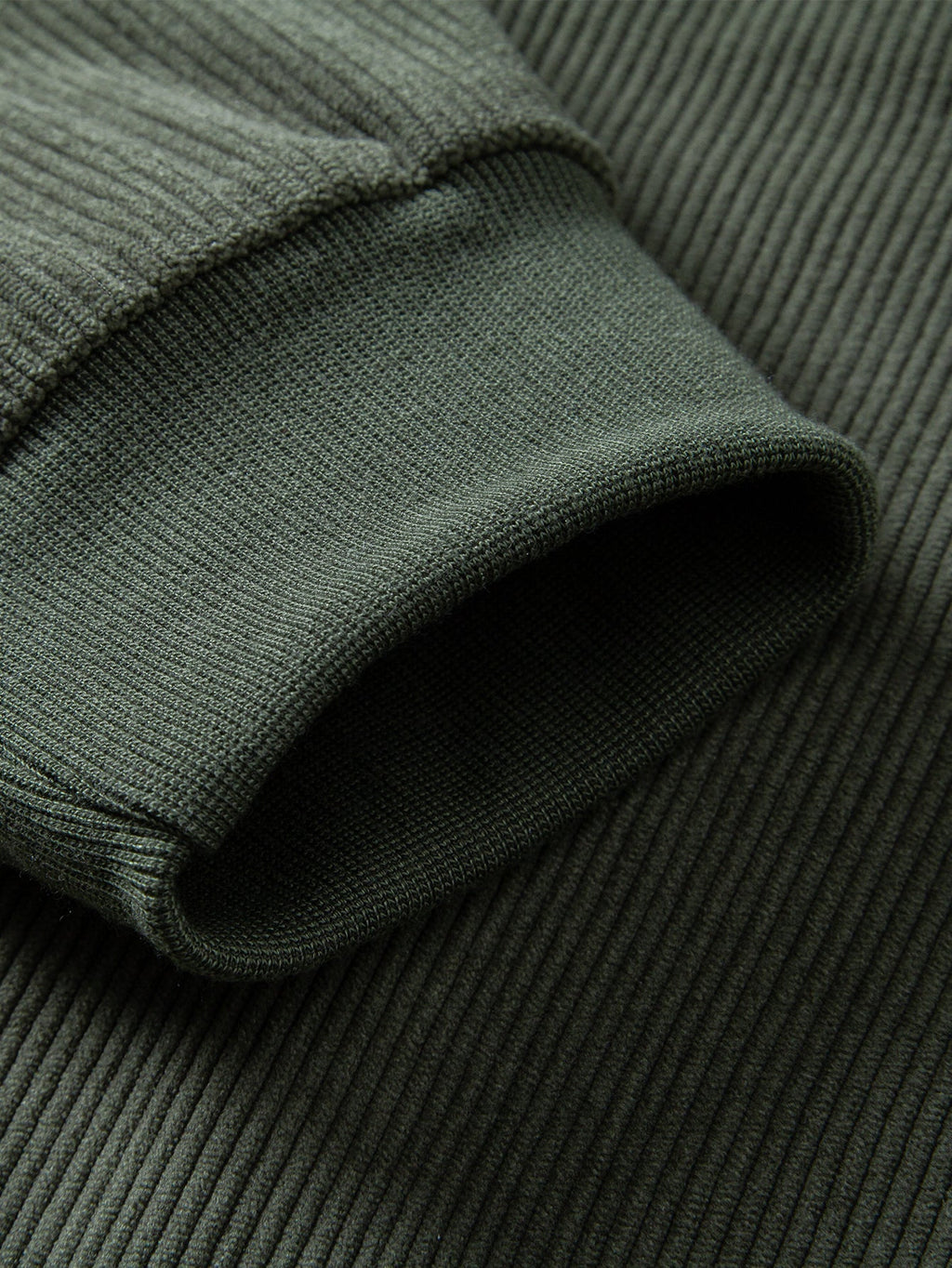 Quarter Zip Corduroy Raglan Sleeve Sweatshirt & Straight Leg Corduroy Pants