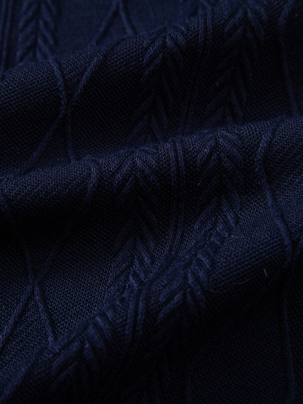 Contrast Geometry Jacquard Knit Polo & Slim Fit Tapered Trousers