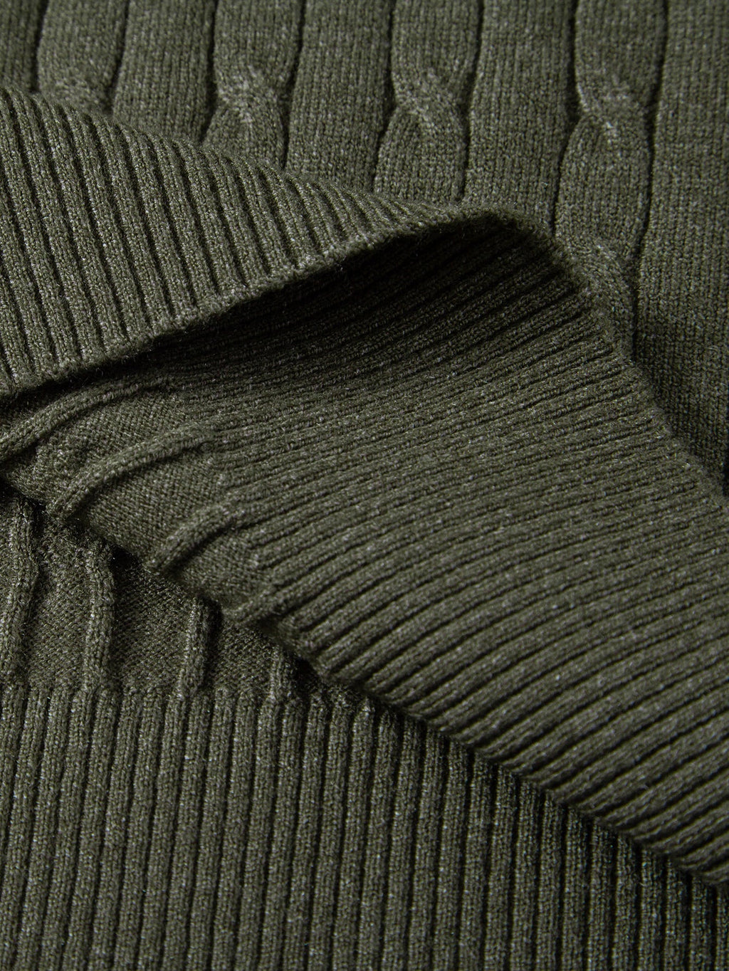 Twisted Jacquard Knit Polo & Elastic Waist Straight Leg Trousers