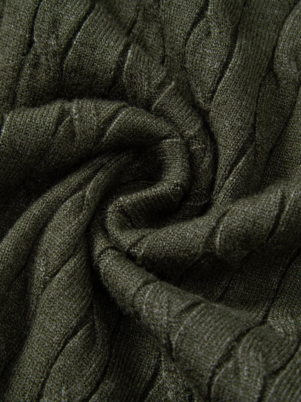 Twisted Jacquard Knit Polo & Elastic Waist Straight Leg Trousers