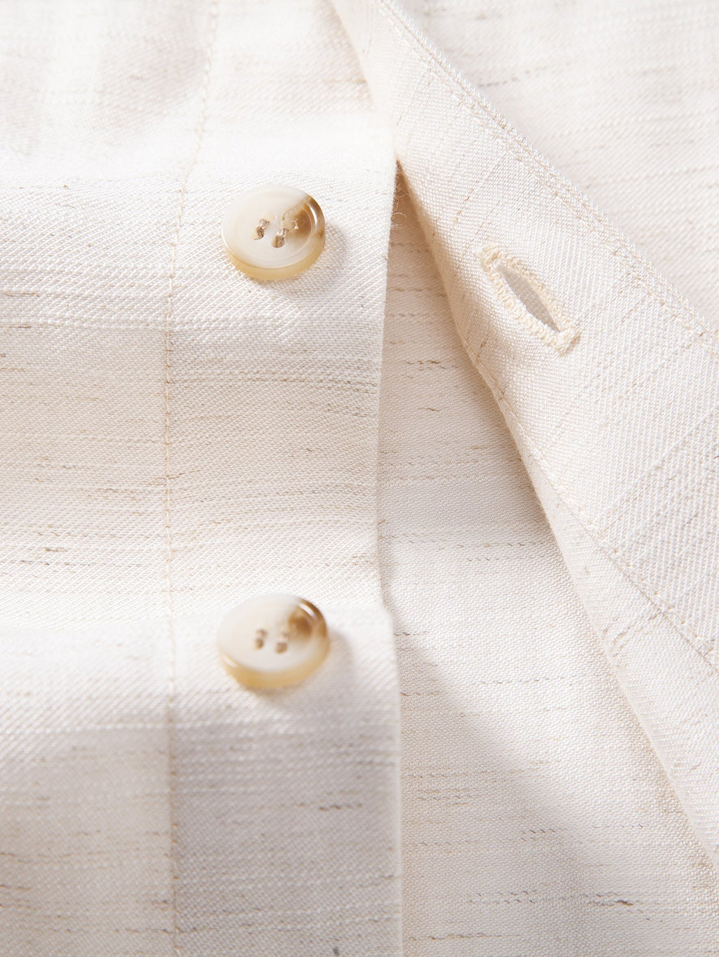 Linen Rayon Blend Button Up Shirt & Drawstring 7" Shorts