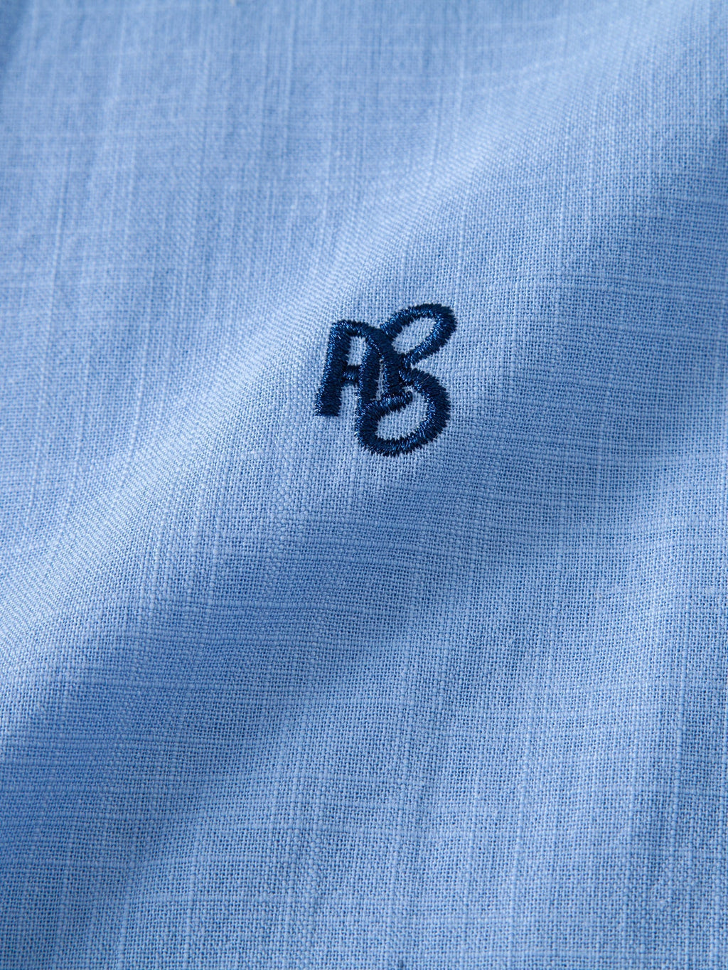Short Sleeve Linen Look Button Up Shirt & Straight Leg Linen Pants