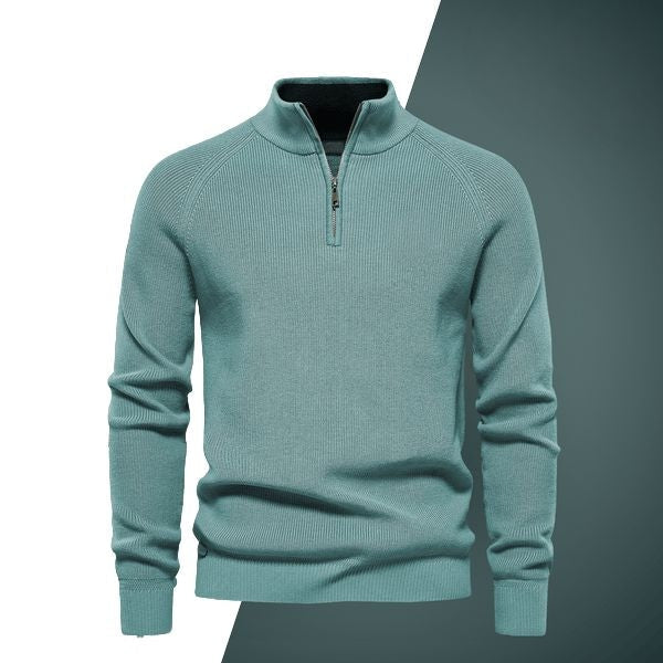 Pull Col Zippé
