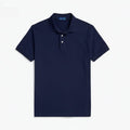 Custom Slim Fit Stretch Mesh Polo Shirt